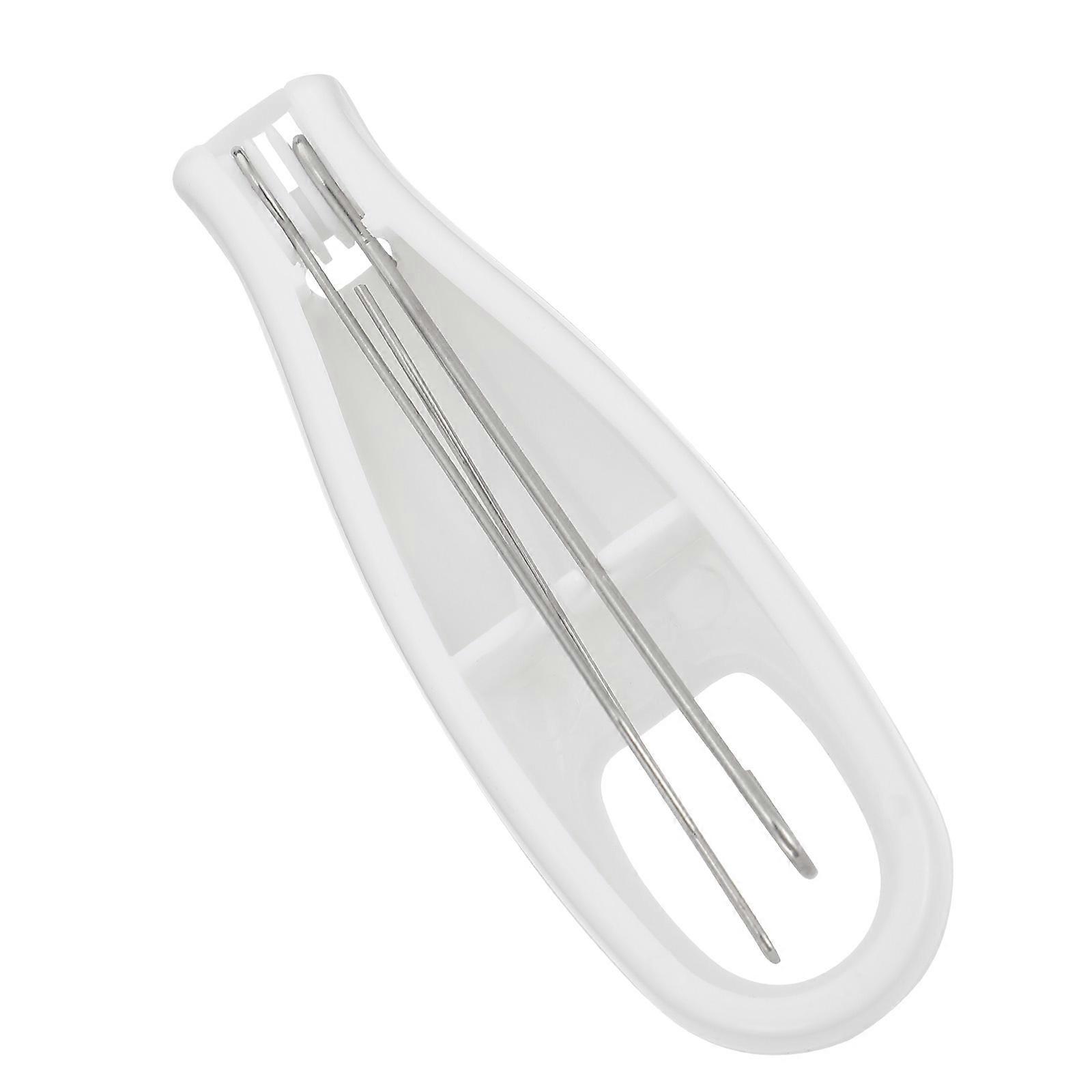 White Button Hook Helper 3Pcs Dressing Aid Tools for One-Hand Button Use