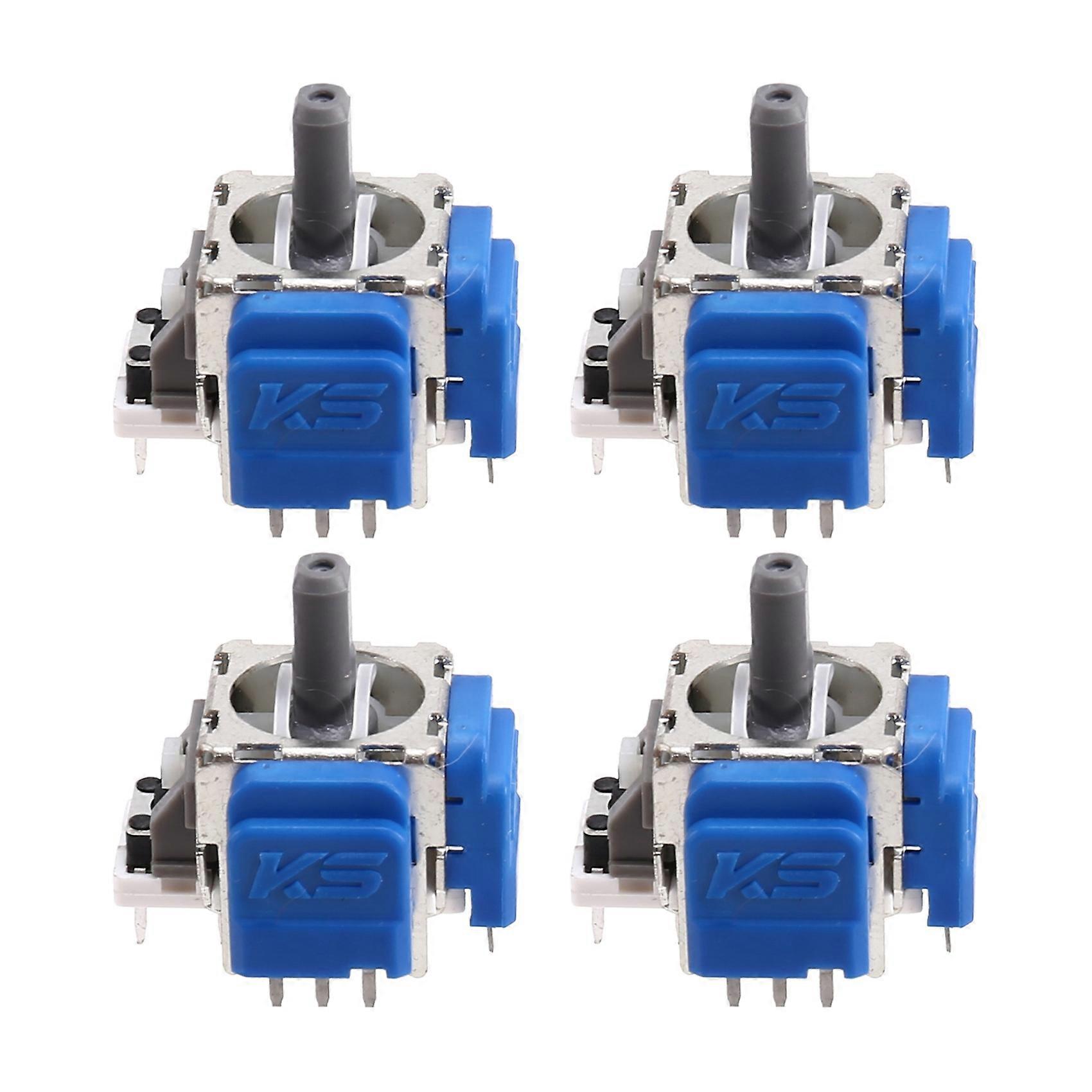 4PCS for PS5 Controller Joystick Upgrade Kit TMR Electromagnetic Thumbstick, 3D Analog Sensor Replacement