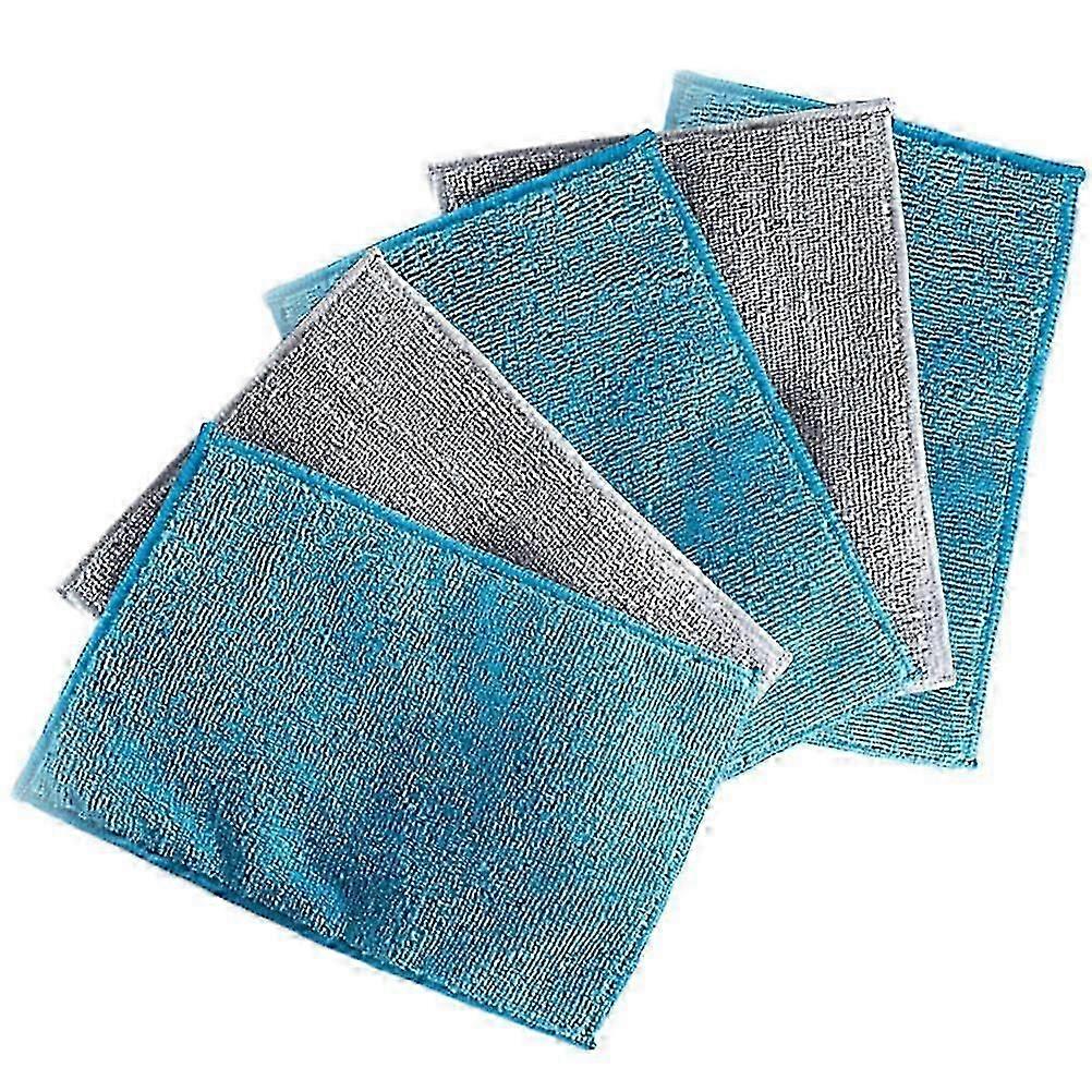 Bamboo Fiber Dish Cloths 5Pcs Multi Purpose Kitchen Cleaning Tools