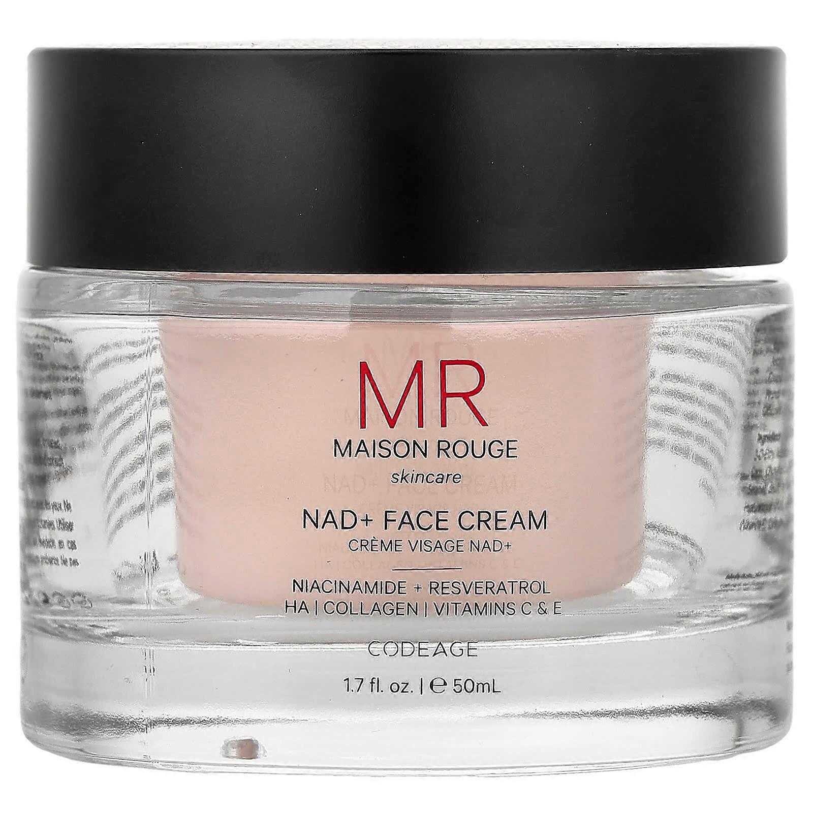 Codeage, Maison Rouge, NAD+ Face Cream, 1.7 fl oz (50 ml)