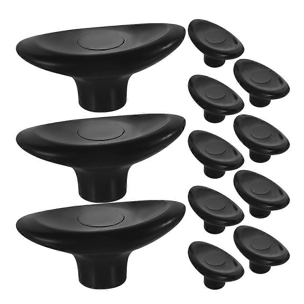 Universal Pot Lid Knobs for Lid Use with 12Pcs Black Replacement Handles