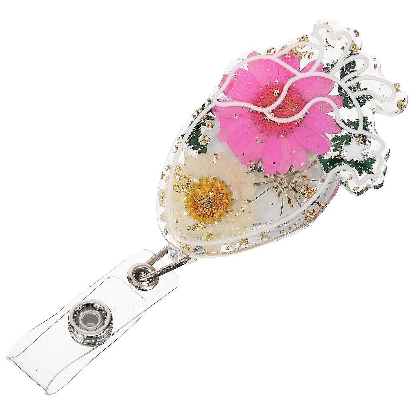 Multi-Function Badge Holder Acrylic Badge Reel for Work