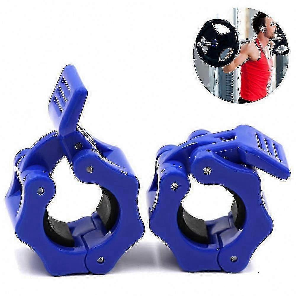 2pc Quick Release Barbell Collar Clips for Gym Training