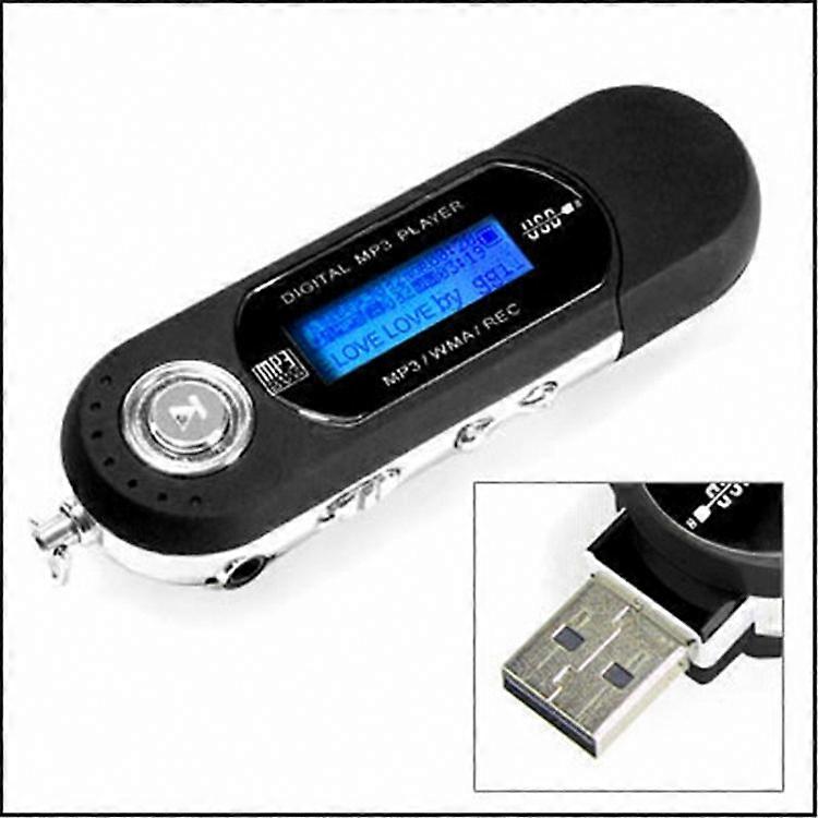 Compact MP3 Player with FM Tuner and LCD Display