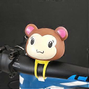 Clacson per mountain bike per bambini, design a cartone animato, suono ad alto volume, campanello per bici leggero e carino a forma di animale