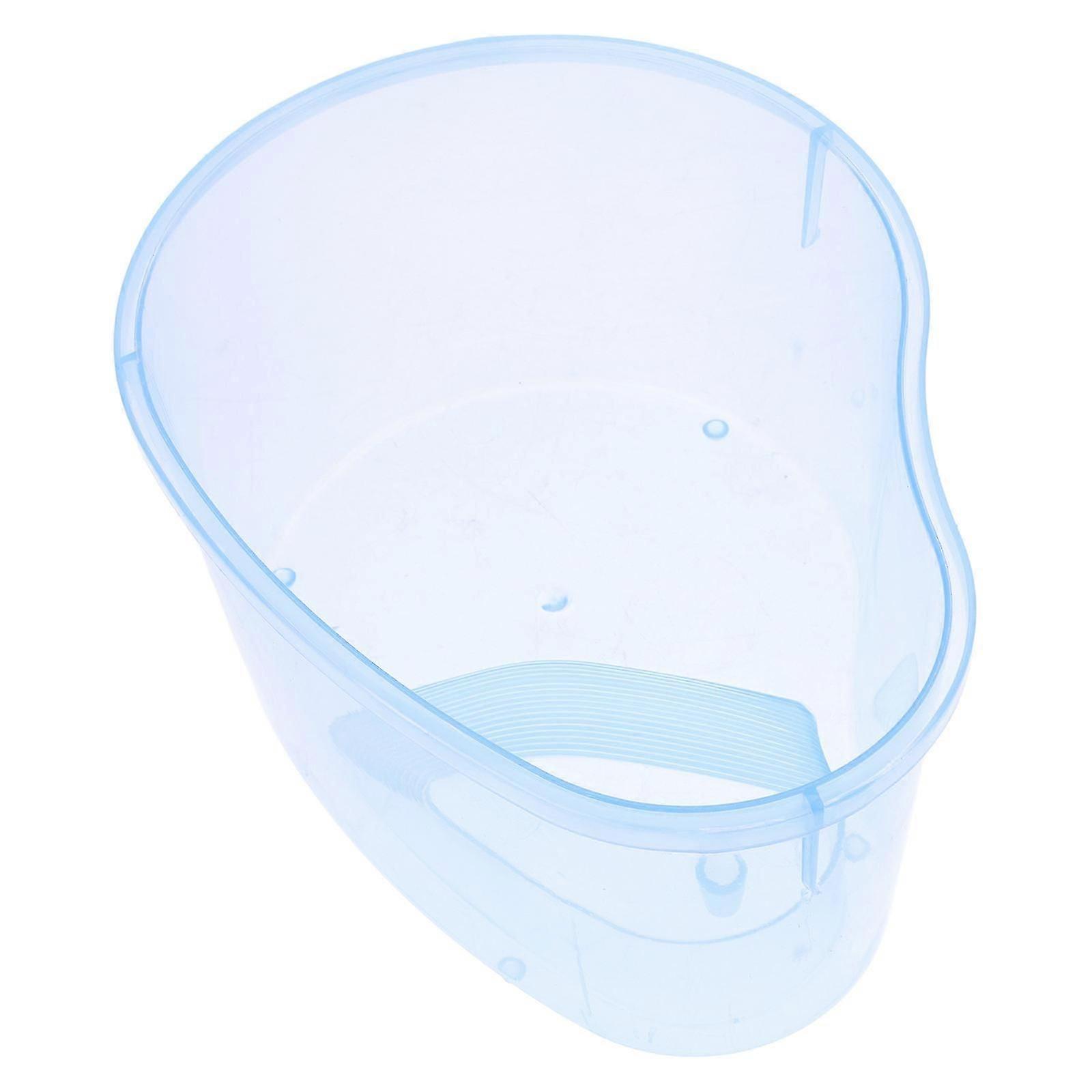 Sky Blue Turtle Tank Small Open Plastic Box for Turtle Breeding