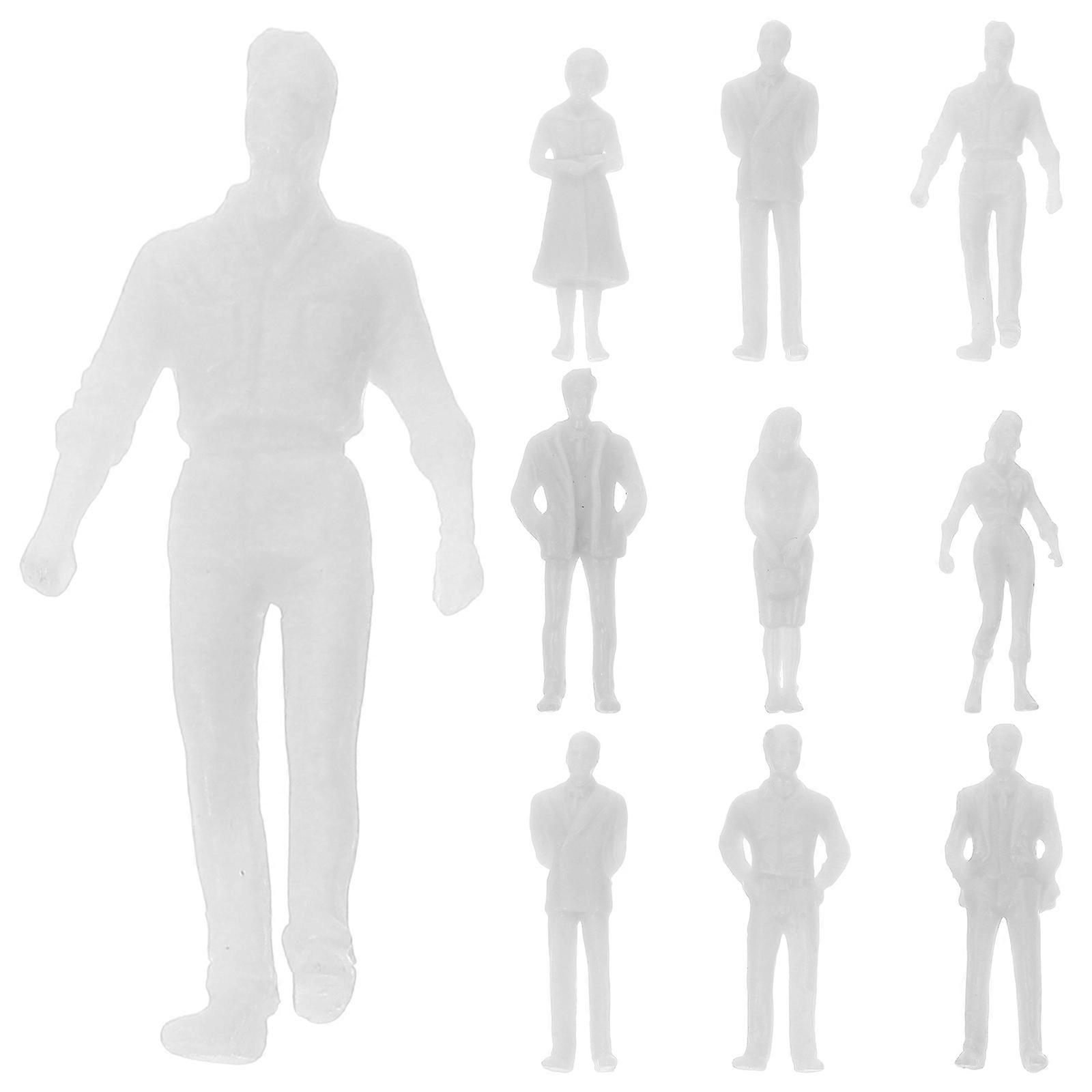 10 Pcs Train Model Hobby Train Figures Mini People Models Mini Human Figures
