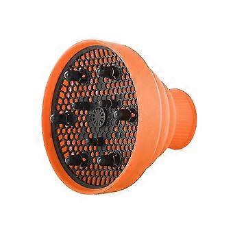 Hair Dryer Hood Collapsible Hair Dryer Diffuser Attachment Heat Dissipation Silicone Diffuser for Curly Hair Universal Fit 1.57-1.99 Inch Nozzle Ideal