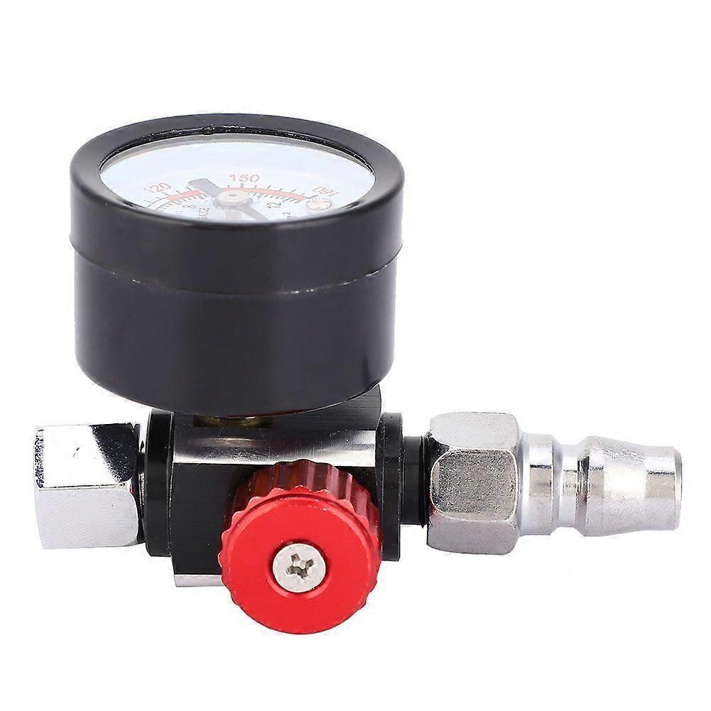 1/4 polegadas pneumática Air Spray Gun regulador de pressão com manômetro
