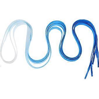 Gradient Polyester Flat Shoelaces 140cm Pair for Sneakers and Canvas Shoes,