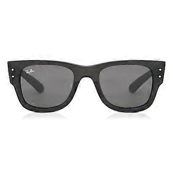 Ray-Ban RB0840S Mega Wayfarer 1390B1 Full Rim Transparent Grey Unisex Wayfarer Sunglasses UV3 Original