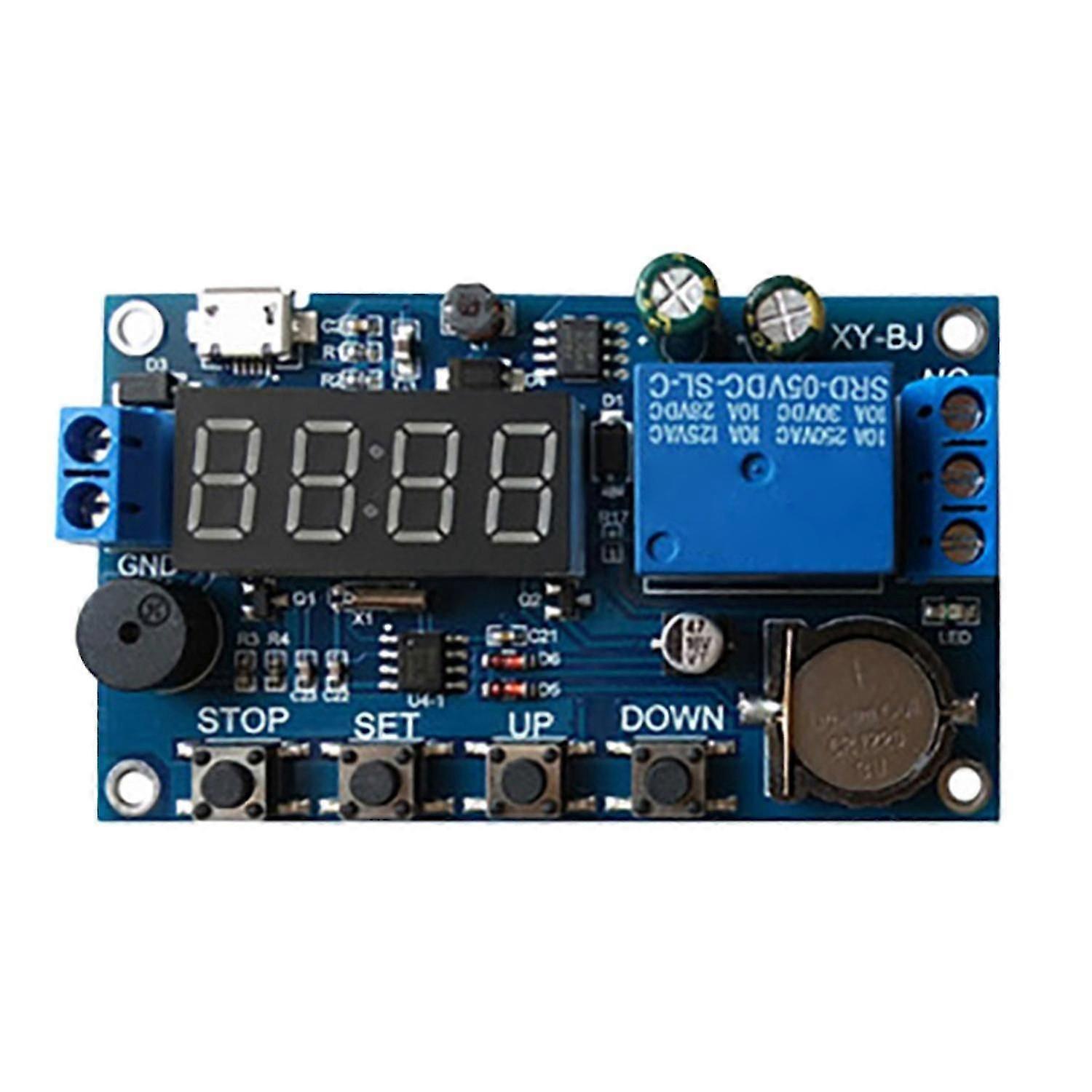 DC 5V Real-Time Moment Delay Timer Relay Module Control Switch Timing Clock Multiple Control Mode W