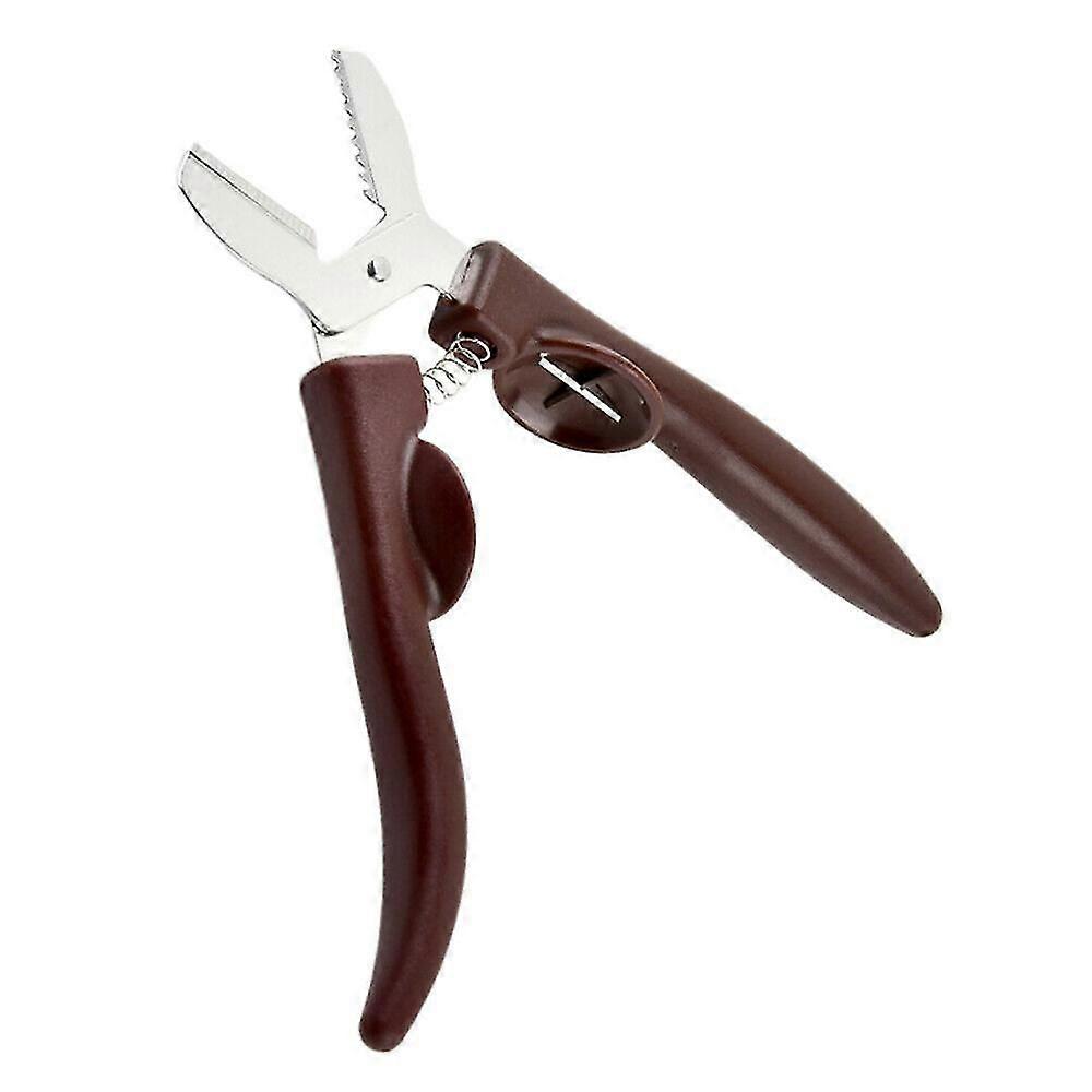 Walnut Tool Walnut Sheller Clip Walnut Opener Nut Sheller.(brown)(1pcs)