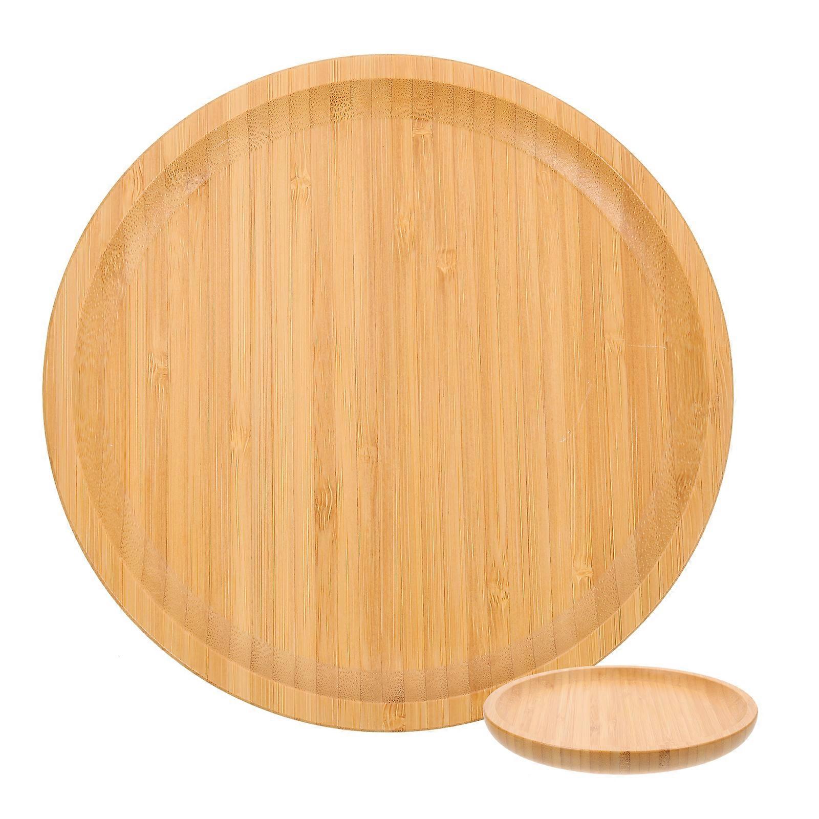 Bamboo Tray Bamboo Serving Tray for Serving Multipurpose Light Brown Use