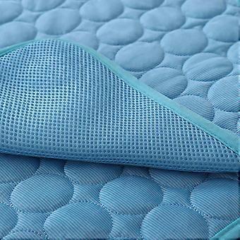 Cooling Mat For Pets M Size Blue Ideal For Home Use 1Pcs