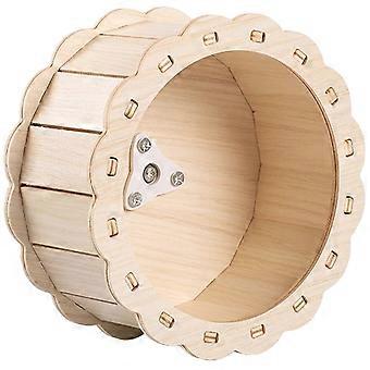 Sunflower Running Wheel Wooden Hamster Exercise Wheel for Small Pets