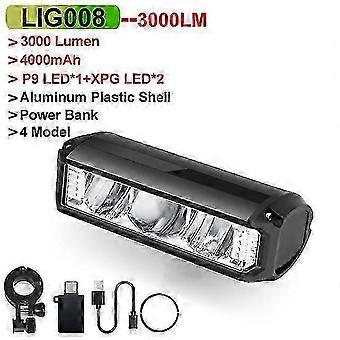 Powerful bicycle light compatible with road cycling with 6000 lumen
