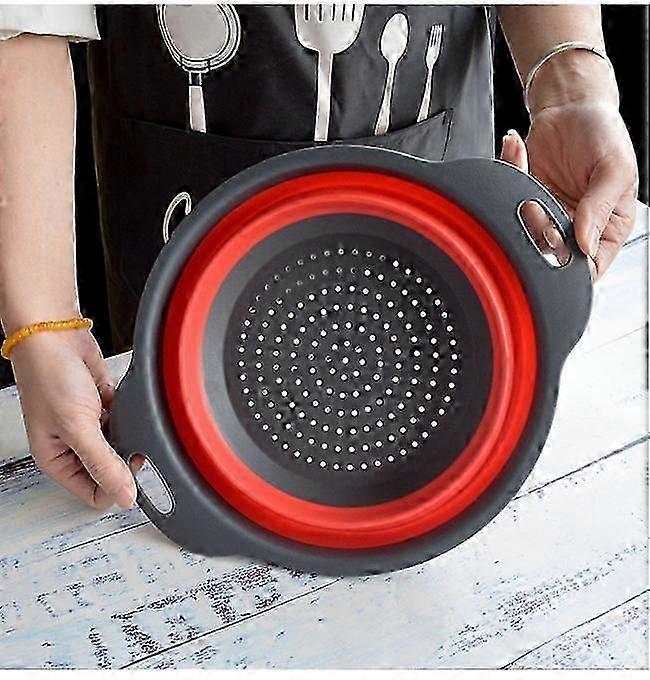 3-Pack - Collapsible colanders / strainers - 3 sizes Multicolor