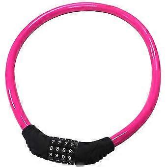 Security Bike Lock 4 Digit Resettable Combination Cable Lock