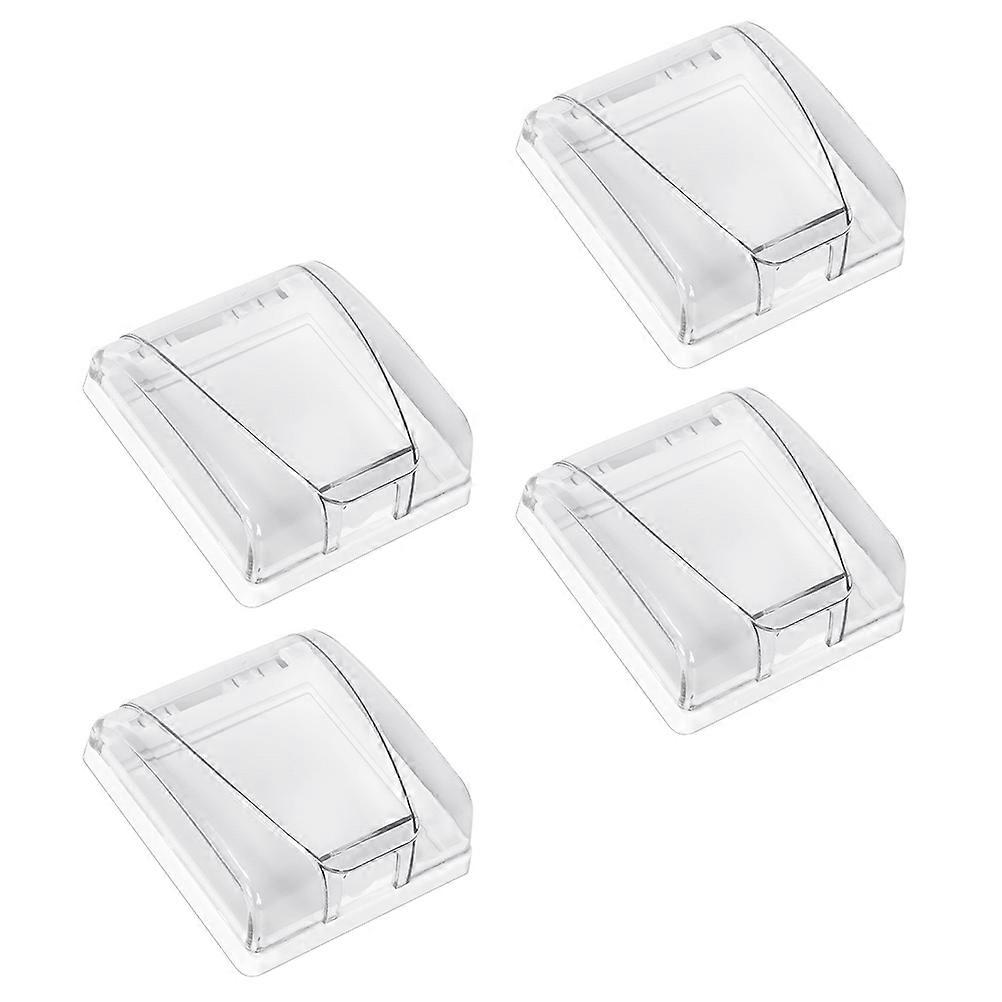 Home Socket Cover Waterproof Box for Wall Switch Socket Protectors 4Pcs