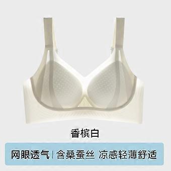 Women Summer Seamless Wireless Breathable Thin Cup Soft Support Bra