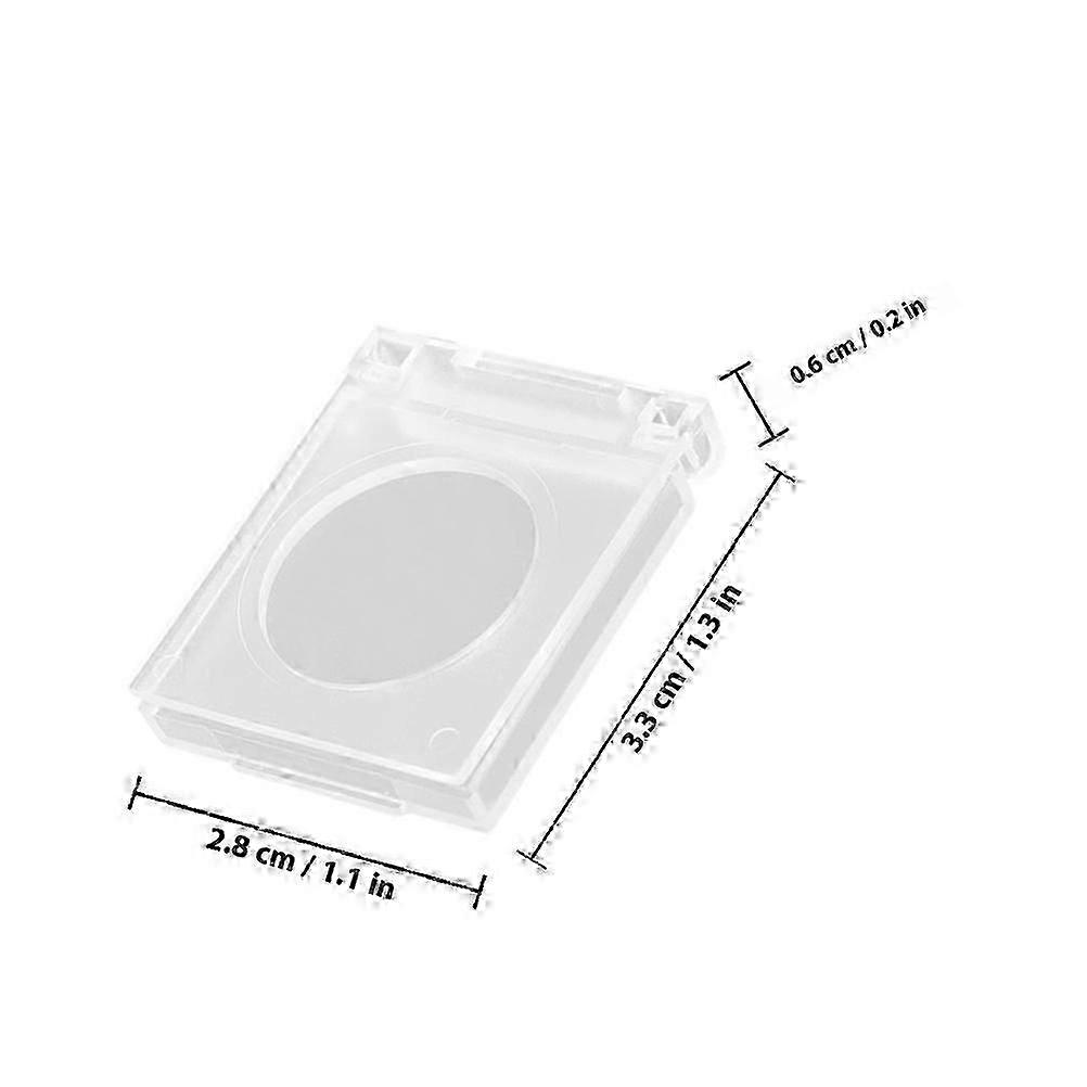 6pcs Wall Button Cover Lockout Box Transparent Push Button Switch Cover Push Button Switch Cap