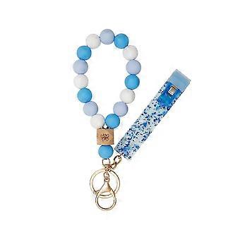 Credit Card Puller Non-contact Card Picker Acrylic Card Grabber Keychain ATM Card Clip compatible with Long Nails-Cute Keychain Blue