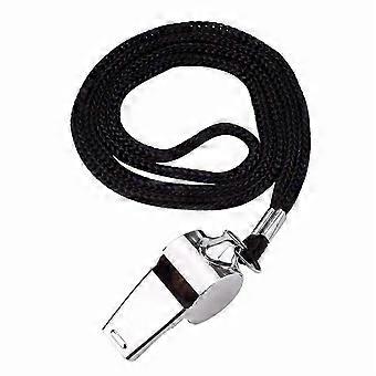 2026 1pc Metal Referee Whistle Stainless Steel Extra Whistle With Lanyard For School Sports Soccer Football Basketball Edition 0831