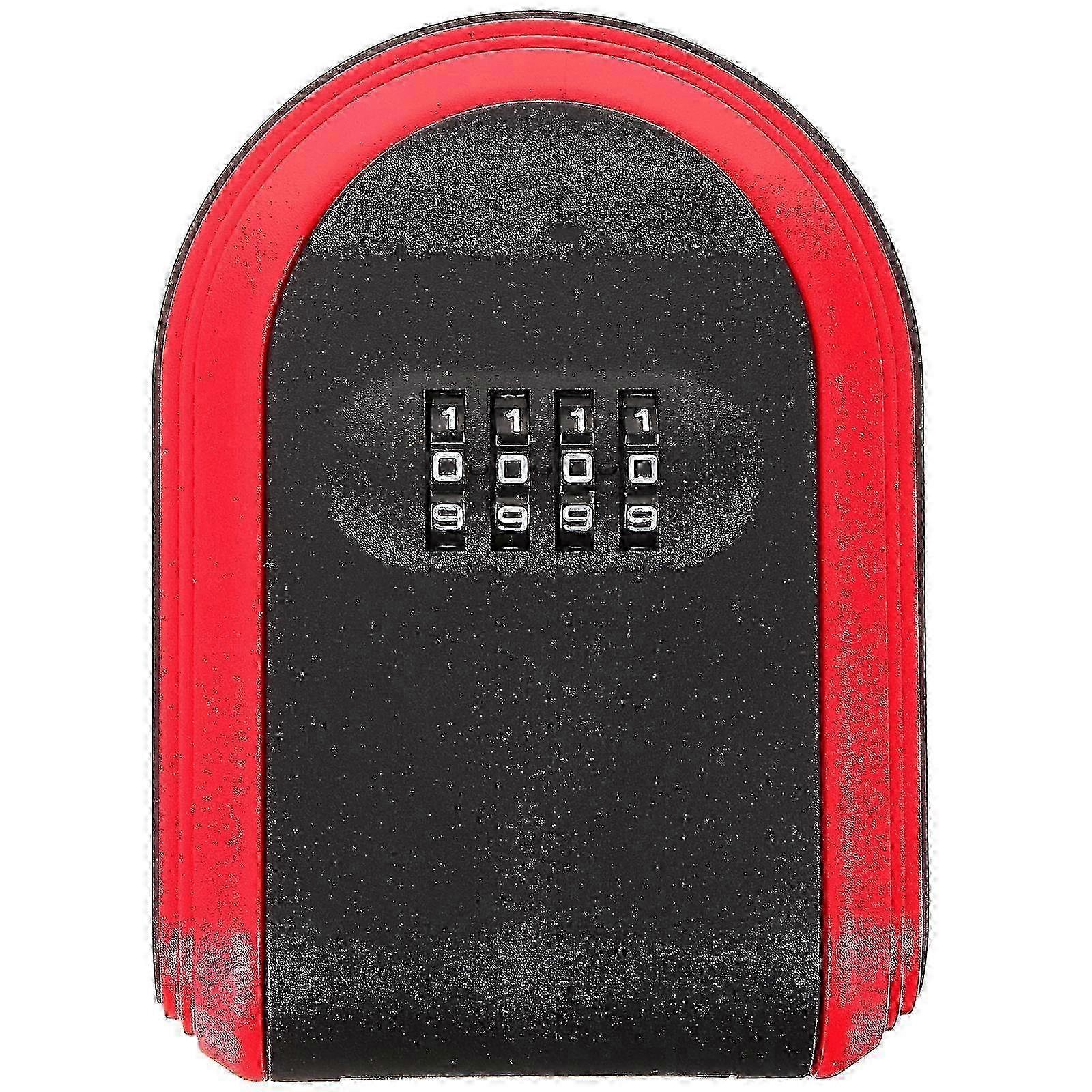 4-Digit Combination Key Safe Box