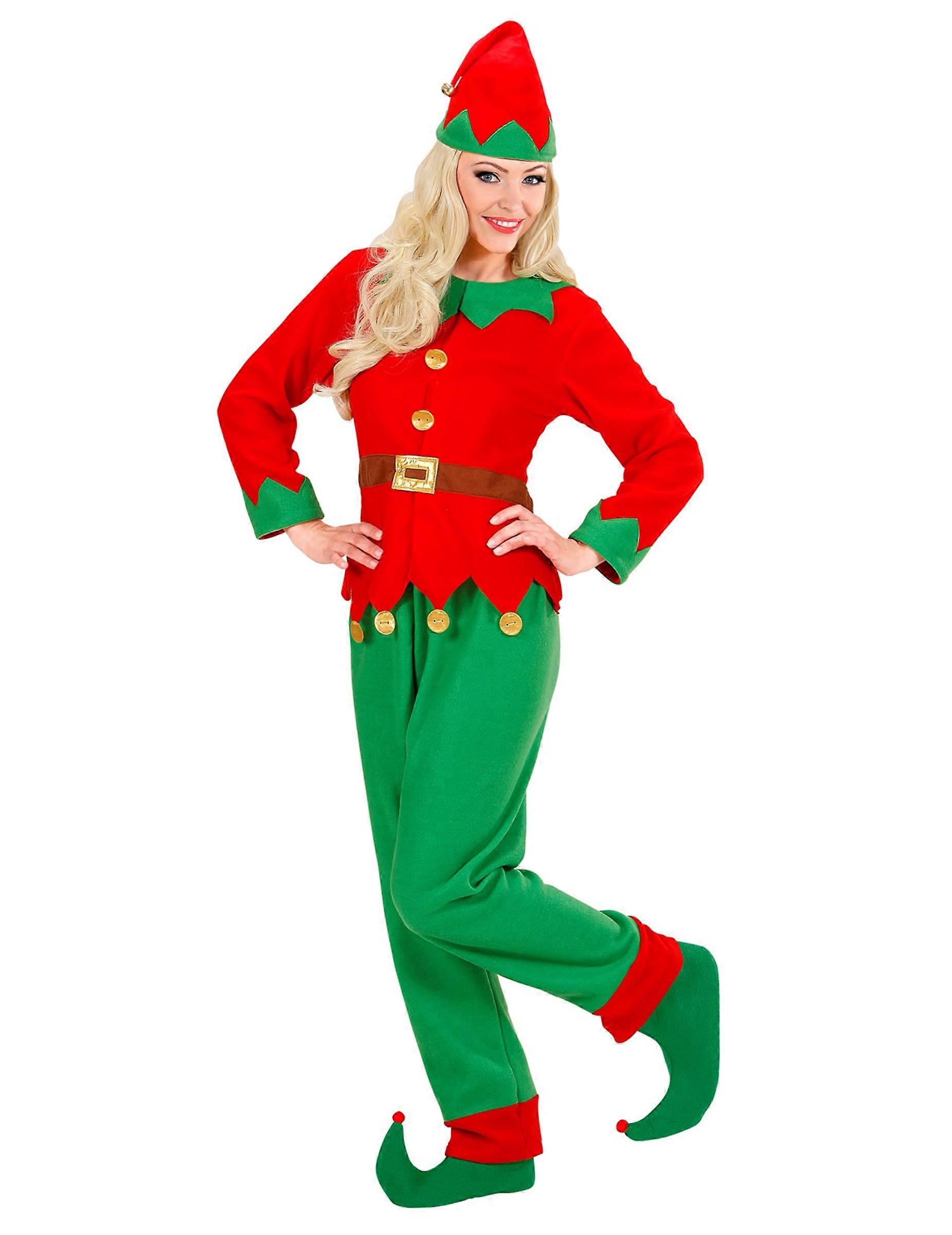 Women's Santa Claus Elf Costume