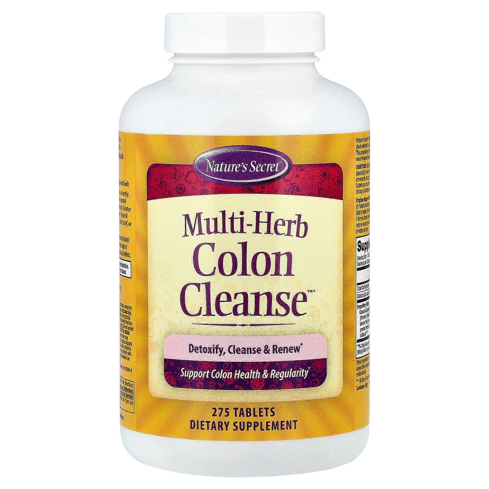 Nature's Secret, Multi-Herb Colon Cleanse™, 275 Tablets