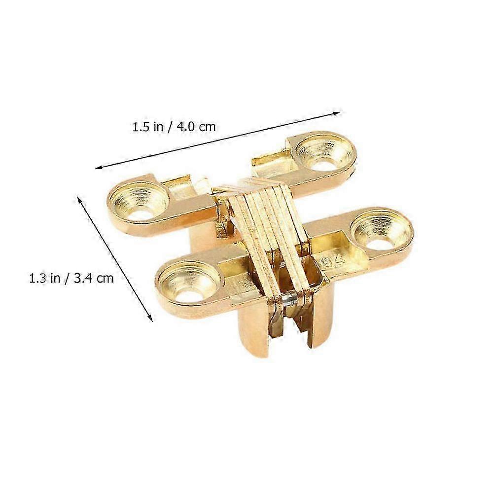 6pcs Folding Door Flap Hidden Hinge Table Holder Hinge compatible with Folding Shelf