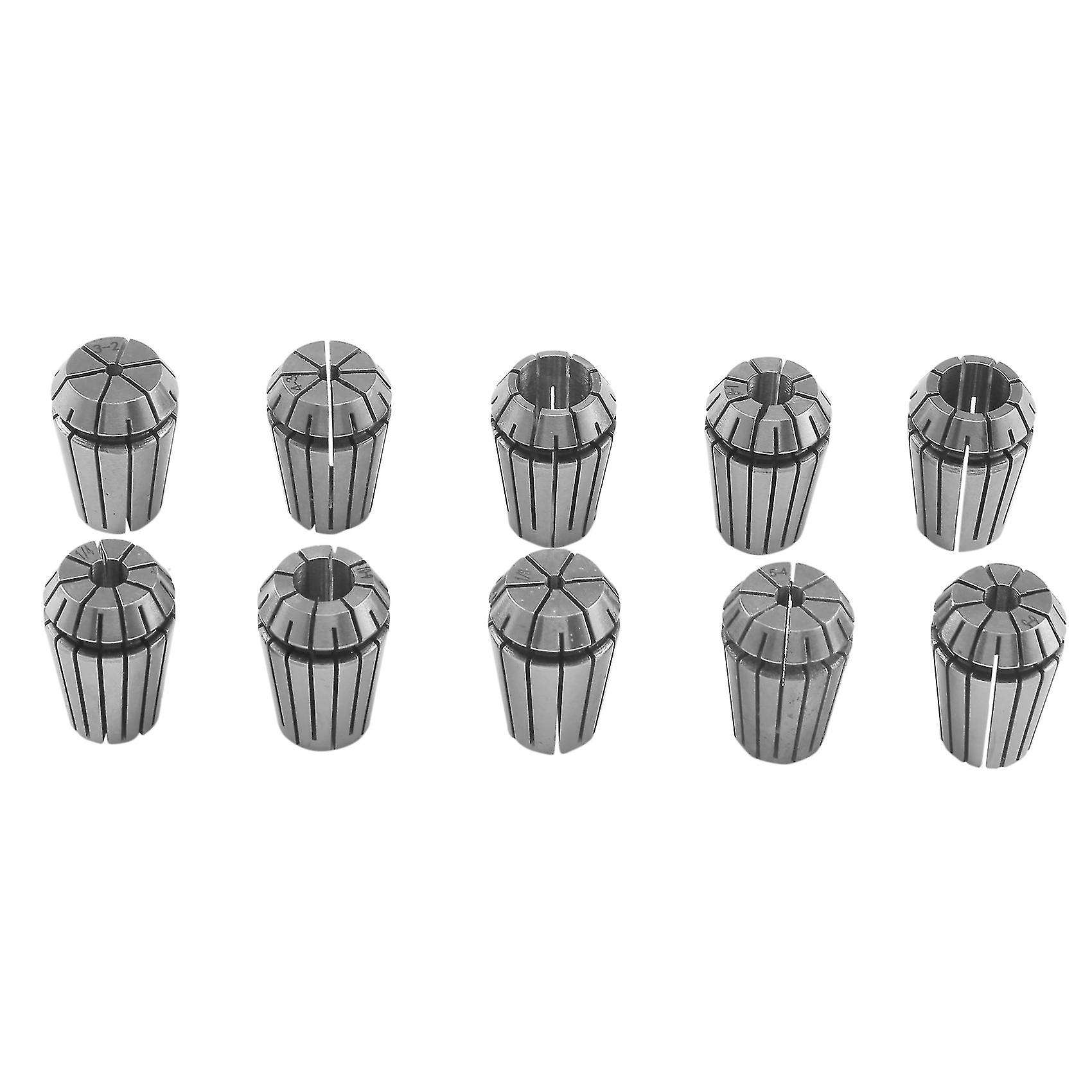10pcs Er20 Precision Spring Collet Set Milling Lathe Tool Er20 Spring Collet Chuck