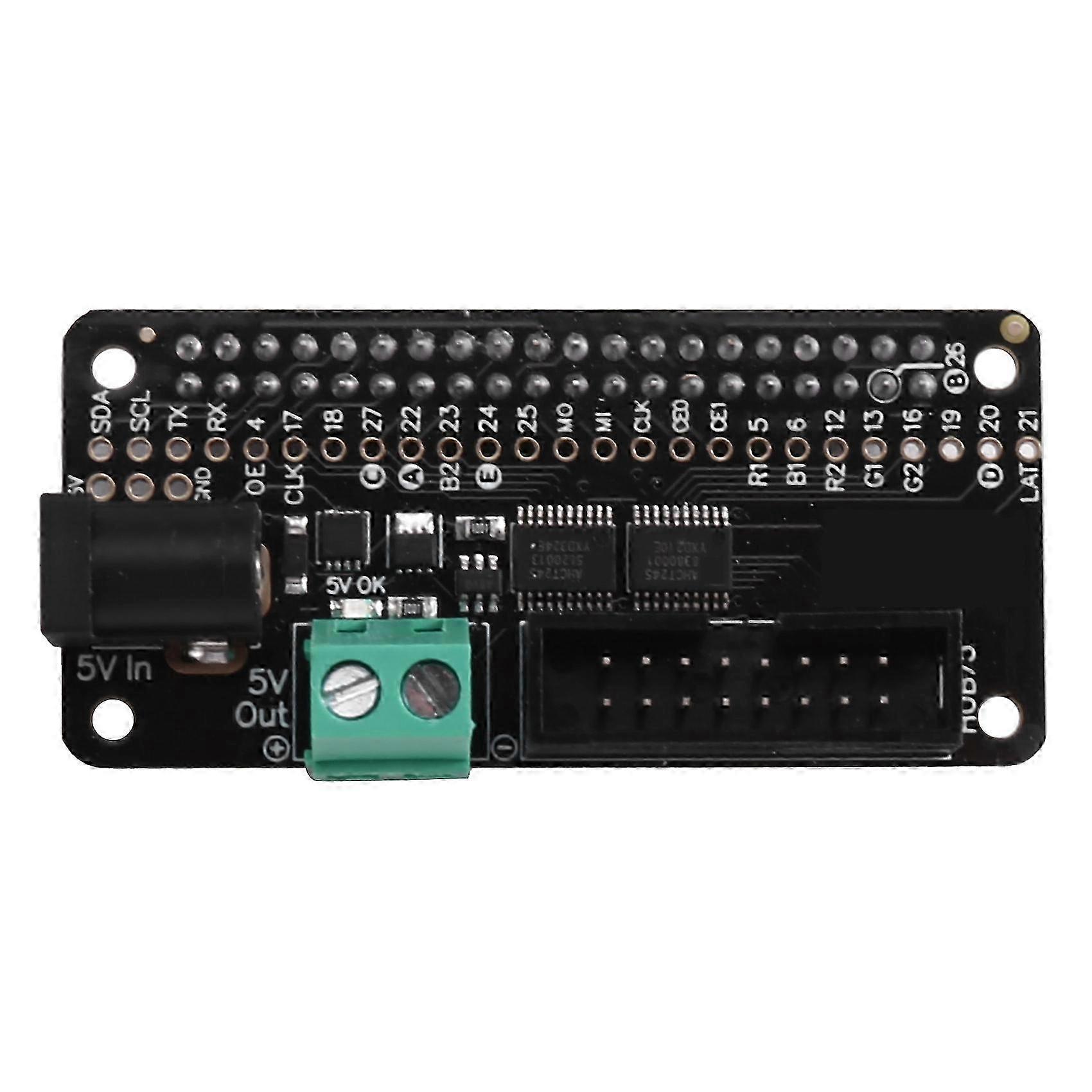 3211 RGB Matrix Bonnet compatible with Raspberry Pi, 64x32 32x32 LED Panel Driver HAT, compatible with Raspberry Pi 4B 3B+ Zero