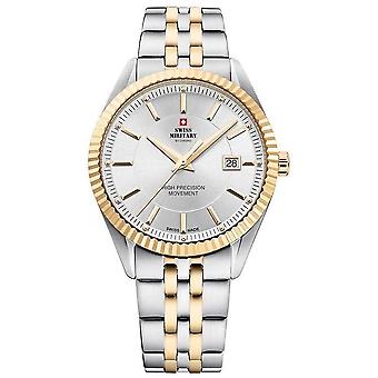 Swiss military sm34065bi-2m reloj para Hombre Analógico de Cuarzo con brazalete de Acero inoxidable SM34065.05