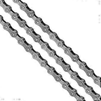 10-Speed Polished Steel Chain 116 Links