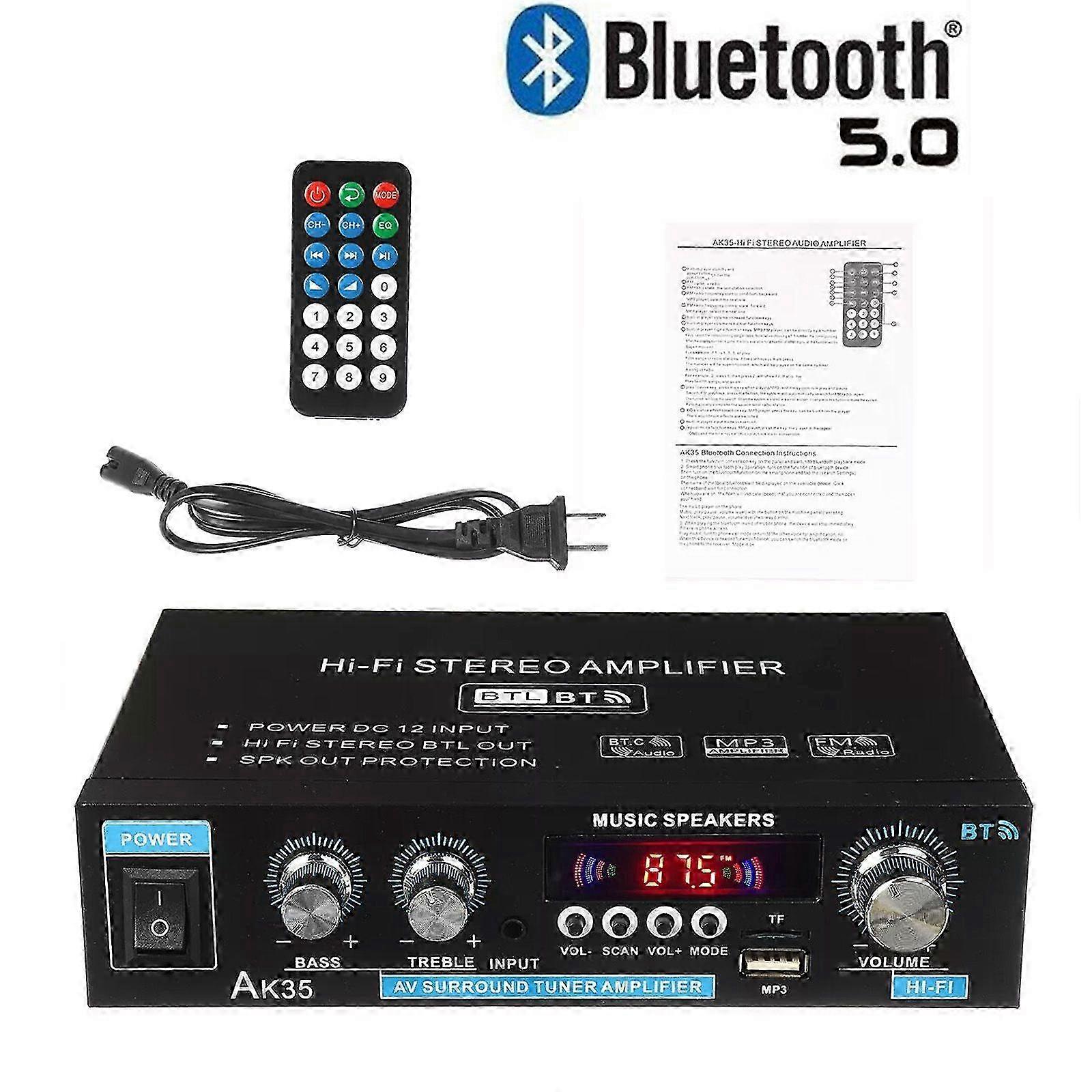 Mini HIFI Bluetooth Stereo Power AMP