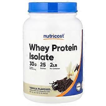 Nutricost, heraproteiini-isolaatti, vanilja, 907 g