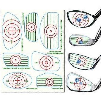 140pcs Golf Impact Tape, Tear Resistant Removable Adhesive Golf Club Strike Tape for Swing Training