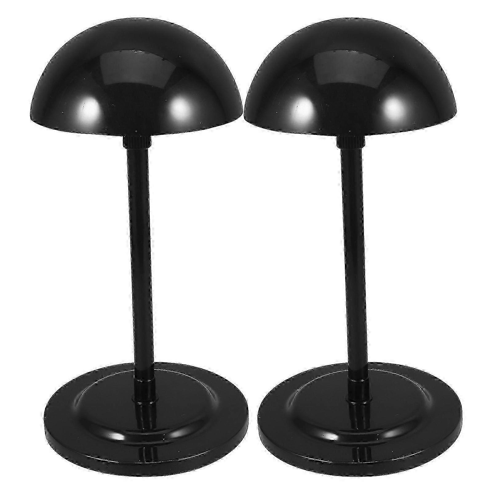 Black Plastic Cap Display Stand