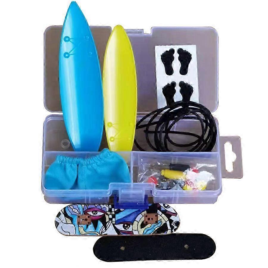 Alloy PVC Finger Surfboard Construction Set