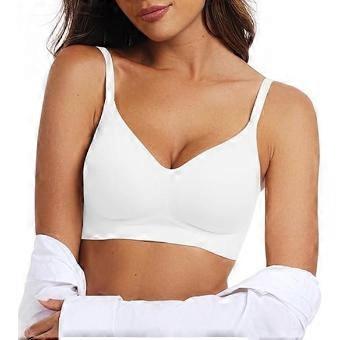 European and American TK large size explosion seamless steel ring comfortable gathering soft bra underwear