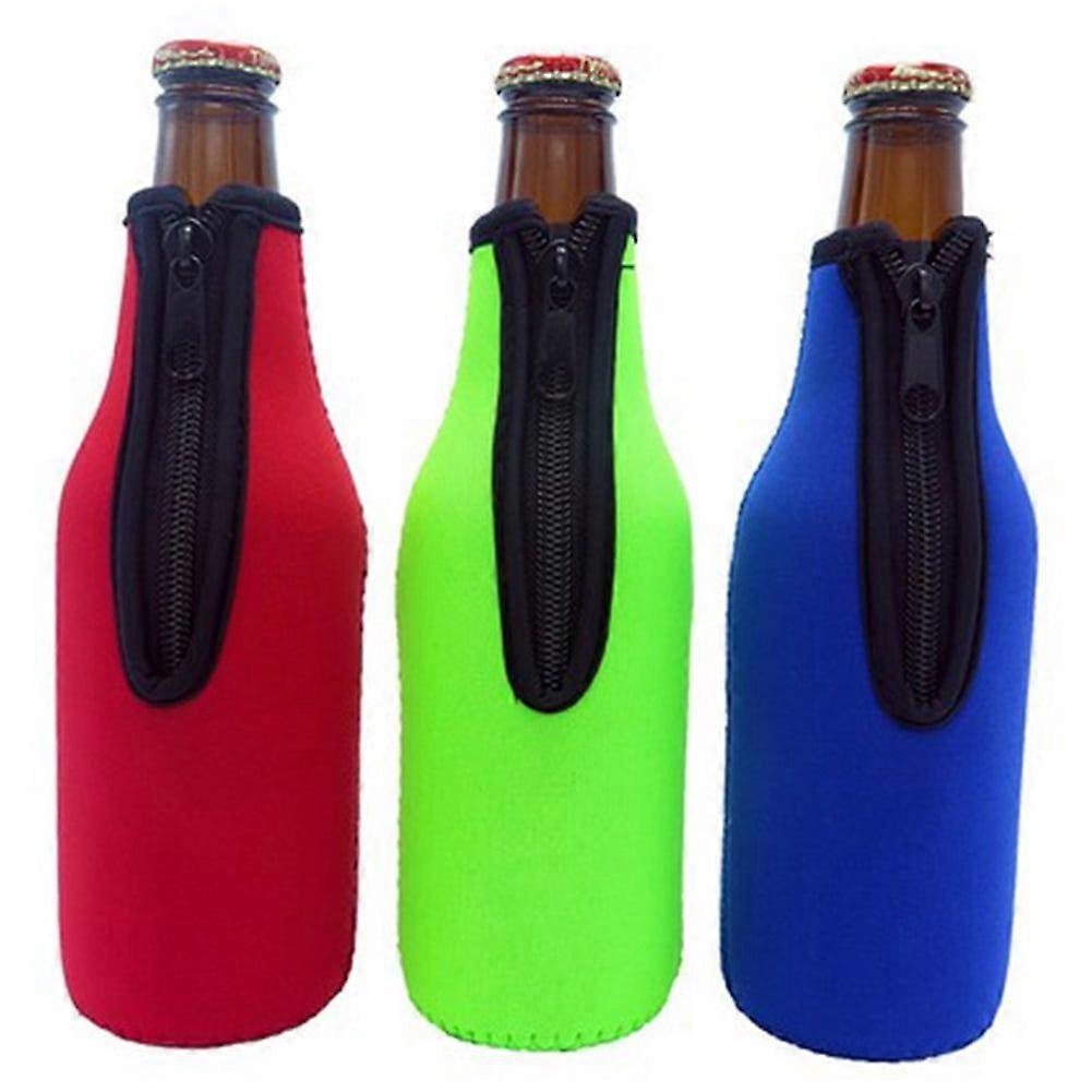 Insulated Zip Beer Bottle Cover