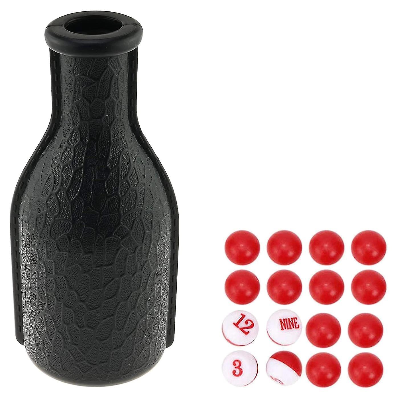 Plastic Billiard Pool Shaker Pool Snooker Billiard Table Pool Shaker With Red And White Tally Peas