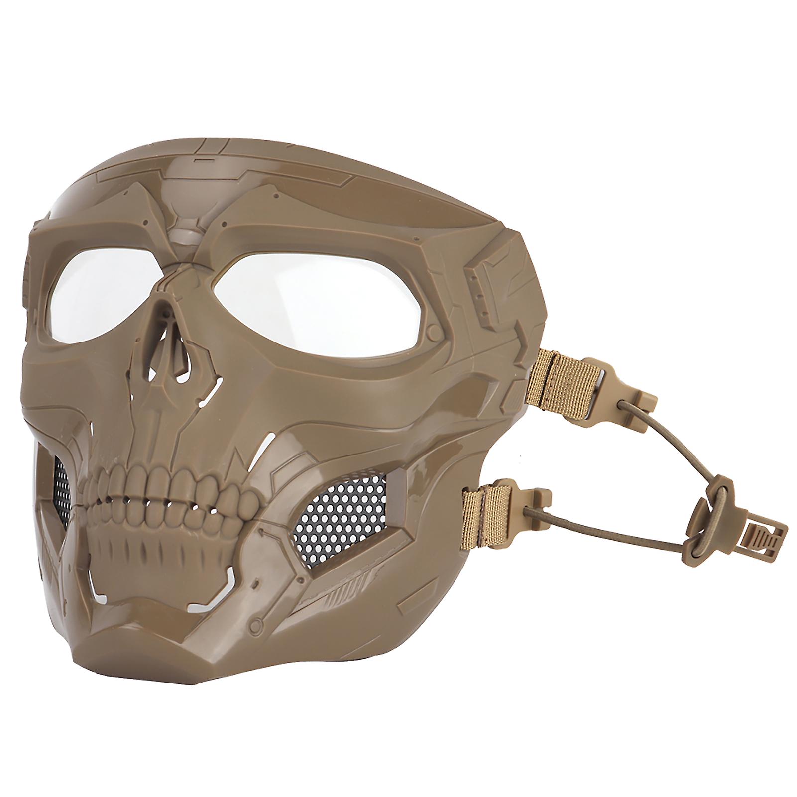 Halloween Skull Cover With Goggles With Impact-resistant Face Cover For Movie Stage Performance Tool
