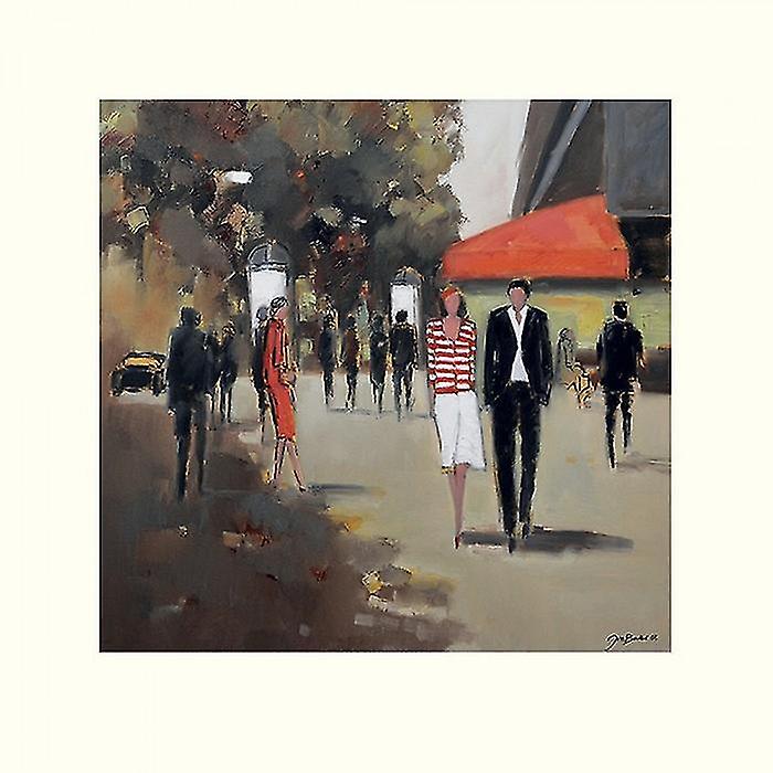 Jon Barker Cafe De La Paix Paris Print