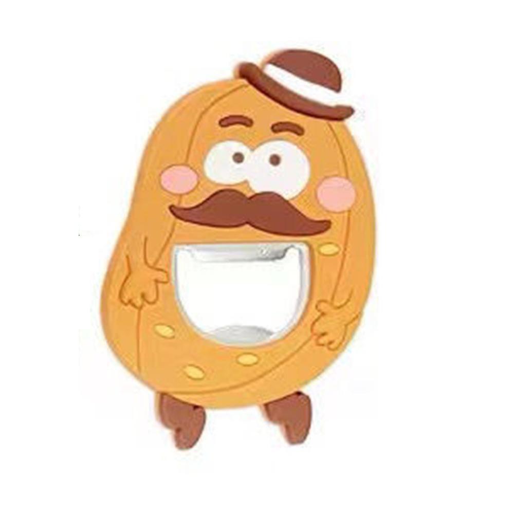 Creative Fun Beer Bottle Opener Cartoon Refrigerator Stickers