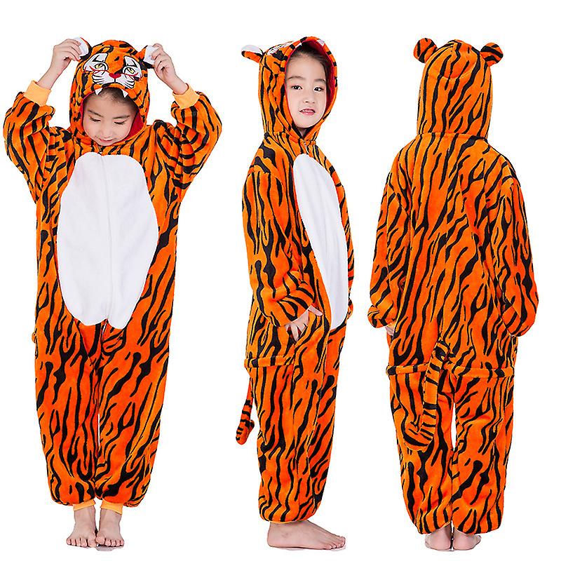 Lion Fox Animal One Piece -pyjamat Talviflanellipyjamat