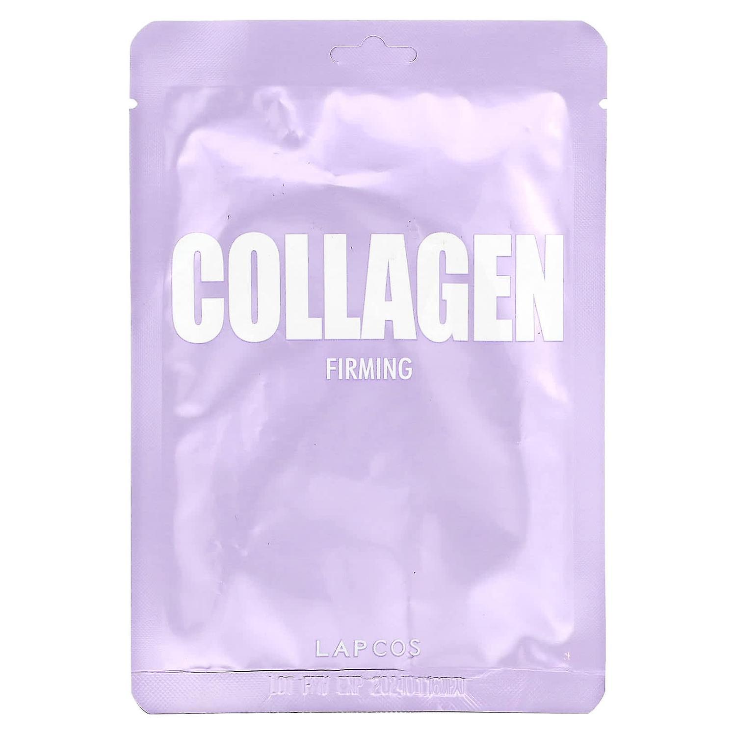 Lapcos, Collagen Sheet Beauty Mask, Firming, 1 Sheet, 0.84 fl oz (25 ml)
