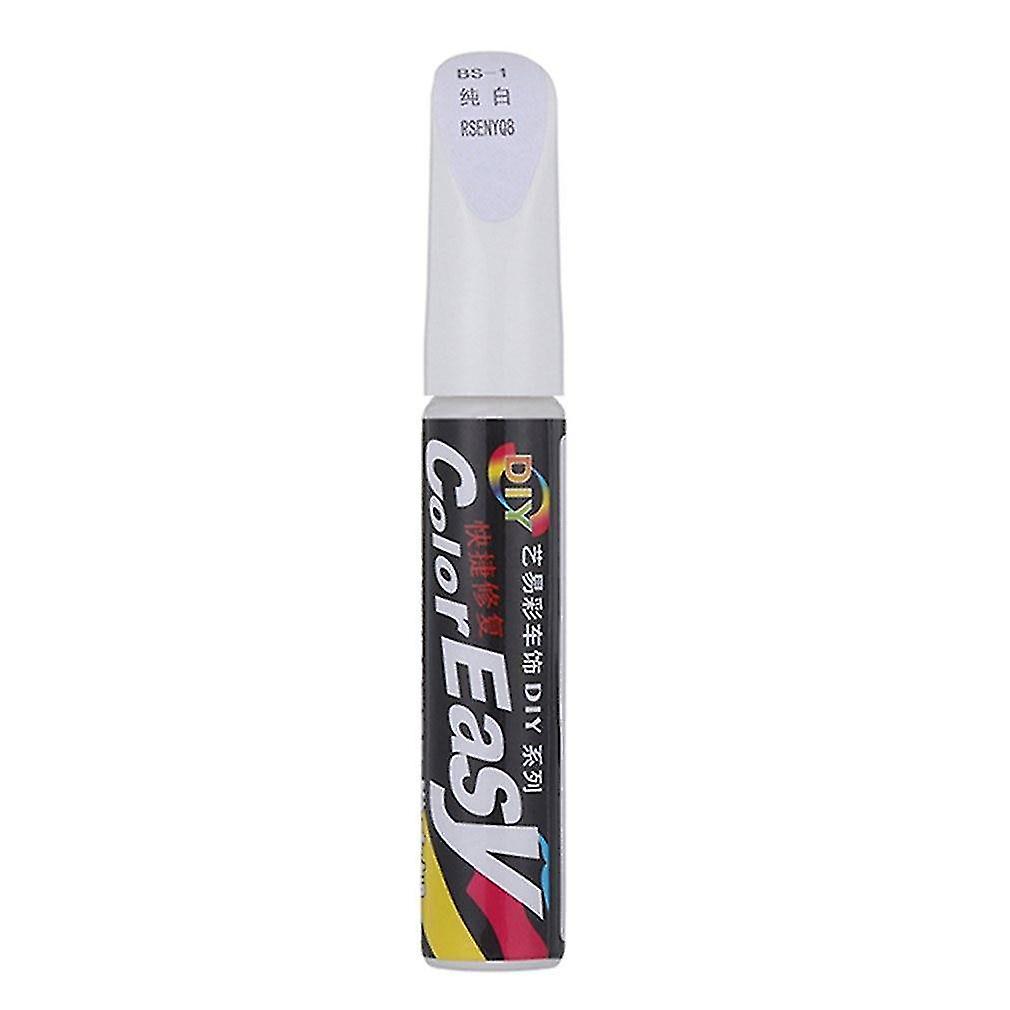 White Universal Waterproof Car Scratch Repair Touch Up Pen
